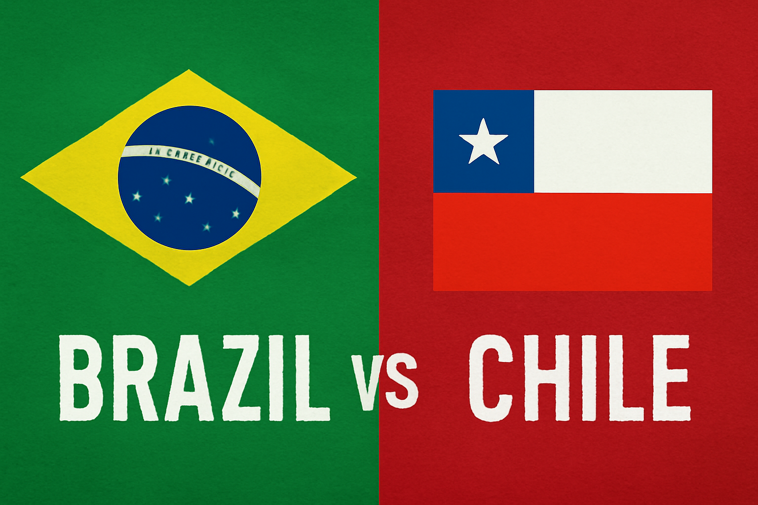 Brazil vs. Chile football